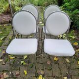 4 skai chairs