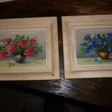 Pair of flower painting
