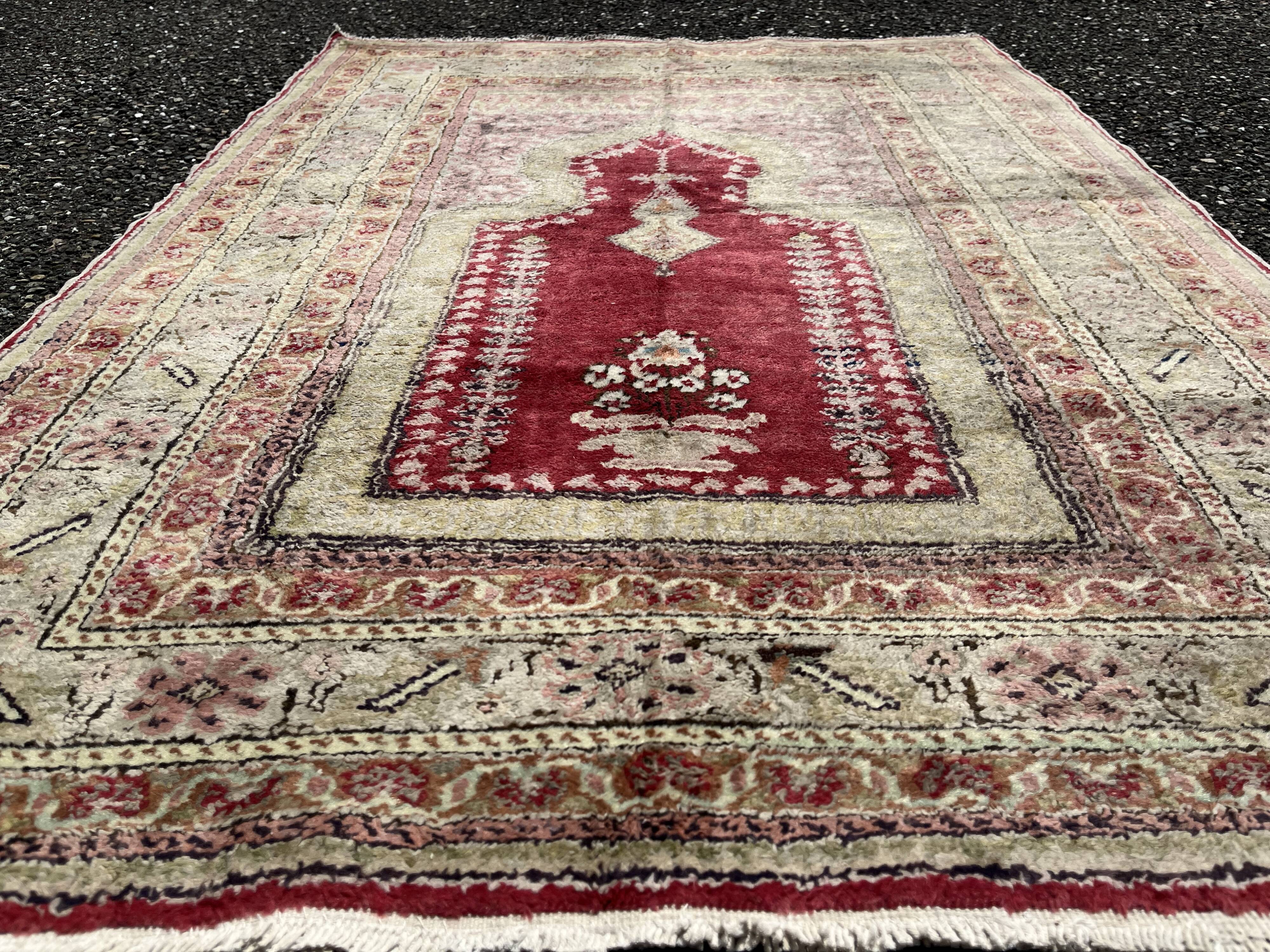 Kayseri Red Turkish Rug
