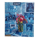 Oil on canvas signed Fernand Proust 1978 - 55 x 46 cm