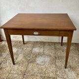 Square-foot table with drawer