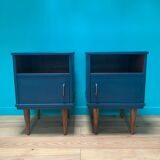 Paire de tables de chevet vintage scandinave