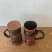 6 tasses vintage Ausella -Sicilie