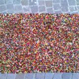 Multicolored carpet