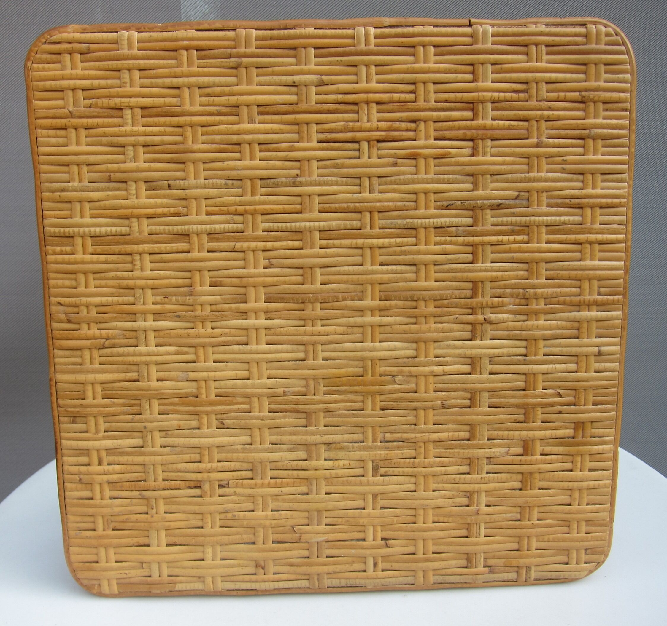 Square rattan coffee table