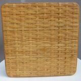 Square rattan coffee table
