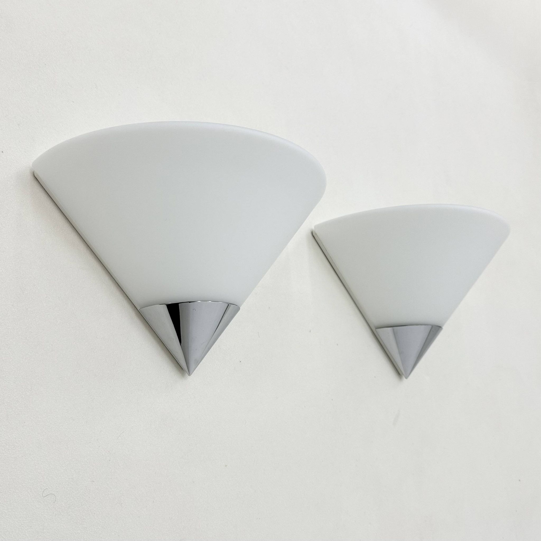 Set of 2 Limburg Glashütte wall lamps sconce , 1970s