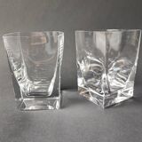 2 Sèvres crystal whisky glasses, KEOS model