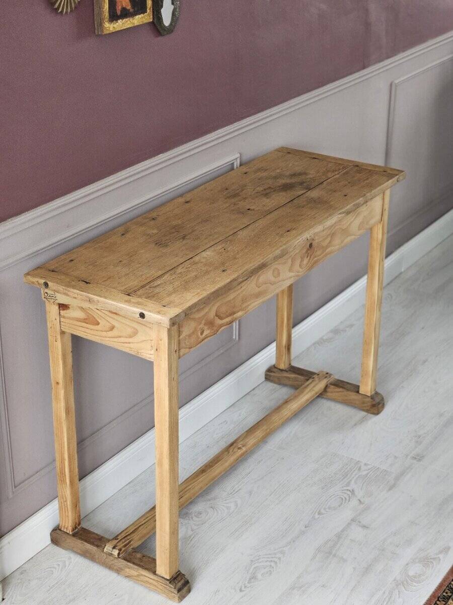 Console bois massif vintage | Flore