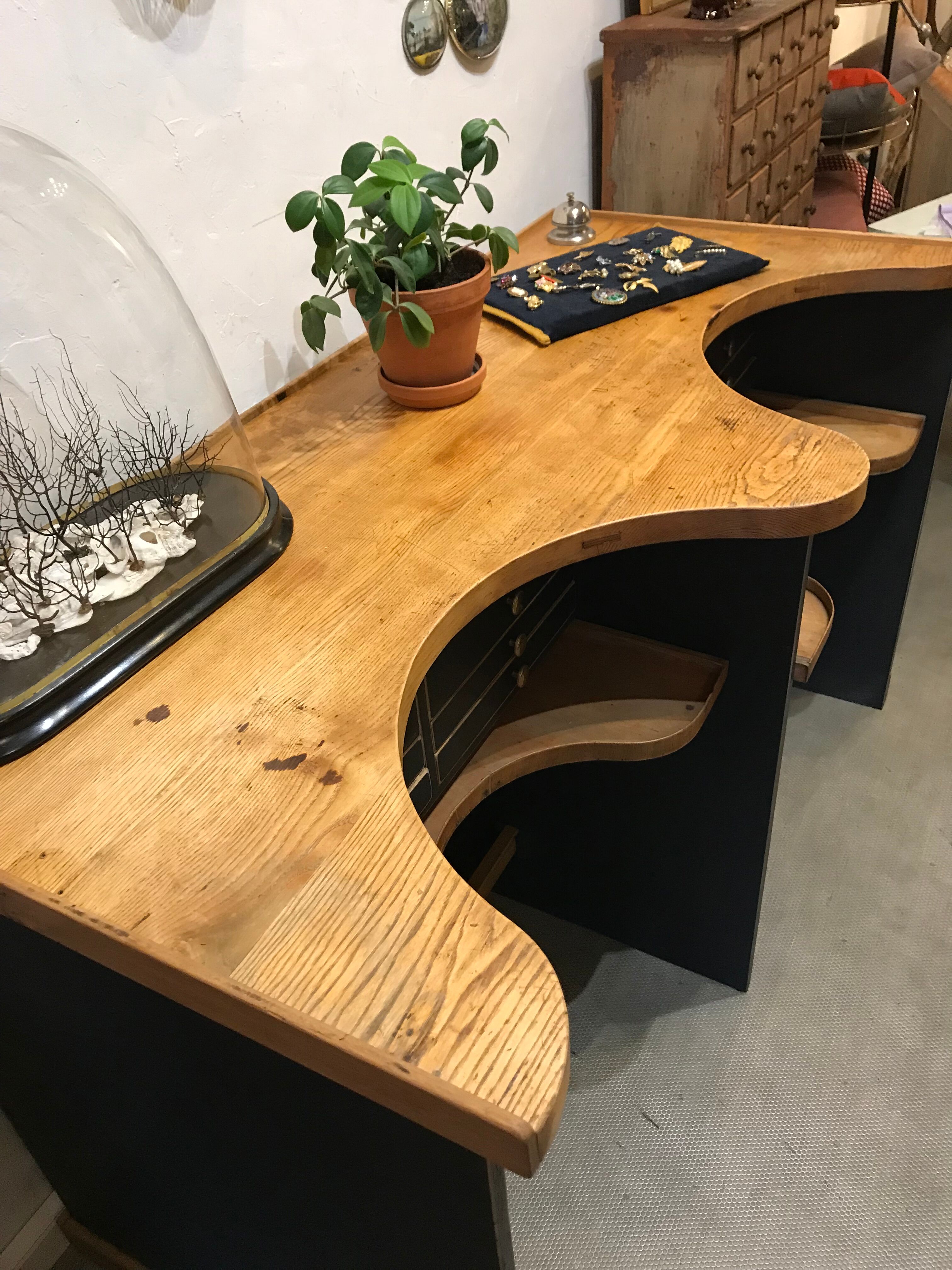 Workbench for a double jeweller of trade furniture
