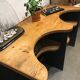 Workbench for a double jeweller of trade furniture