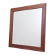 Mirror in mahogany frame, Danish design, 1970s, production: Denmark