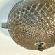 Large glass wall light 1950 vintage transparent old light fixture