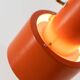 "Skala" orange wall lamp by Jo Hammerborg