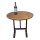 Table d'appoint vigneron en chêne français antique, début des années 1900.