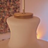 70's opaline pendant light