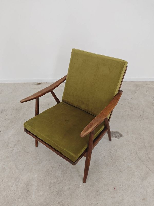 Fauteuil dit Boomerang par Antonin Suman pour Ton Bystrice Thonet 1960