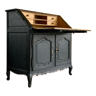 Vintage oak secretary