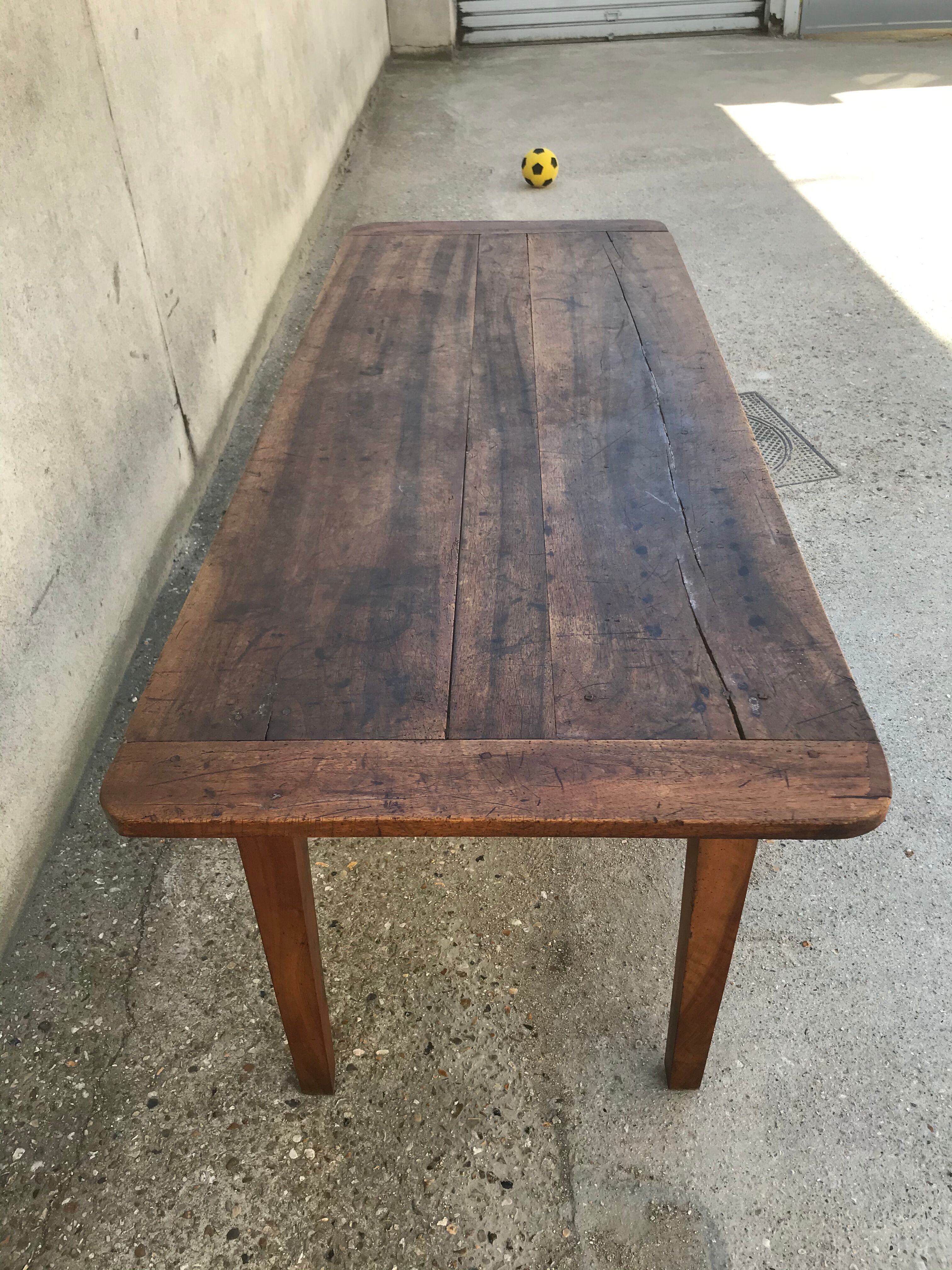 Walnut farm table