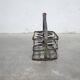 Vintage metal bottle rack
