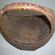 Panier osier vintage, format original