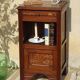 Art Deco period bedside table with marble top
