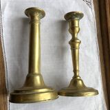 Lot de deux bougeoirs