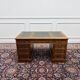 Classic English Desk with Green Inlay
