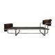 Bedroom bed, Italian design, 1980s, production: Italy