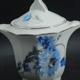 Vintage blue flower coffee service