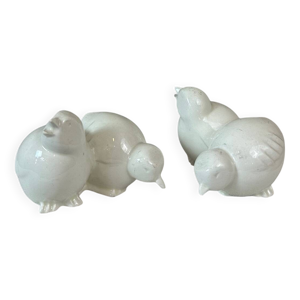 Paire de poussins Art - deco
