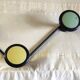 Tri-colour wall coat rack design - 1950s/60s