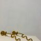 Pair of gilded bronze wall lamps
