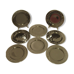 8 assiettes plates design