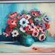 Peinture : Anémones