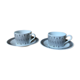 Set of two cups and cups