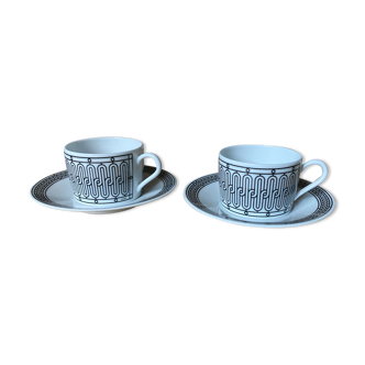 Set of two cups and cups