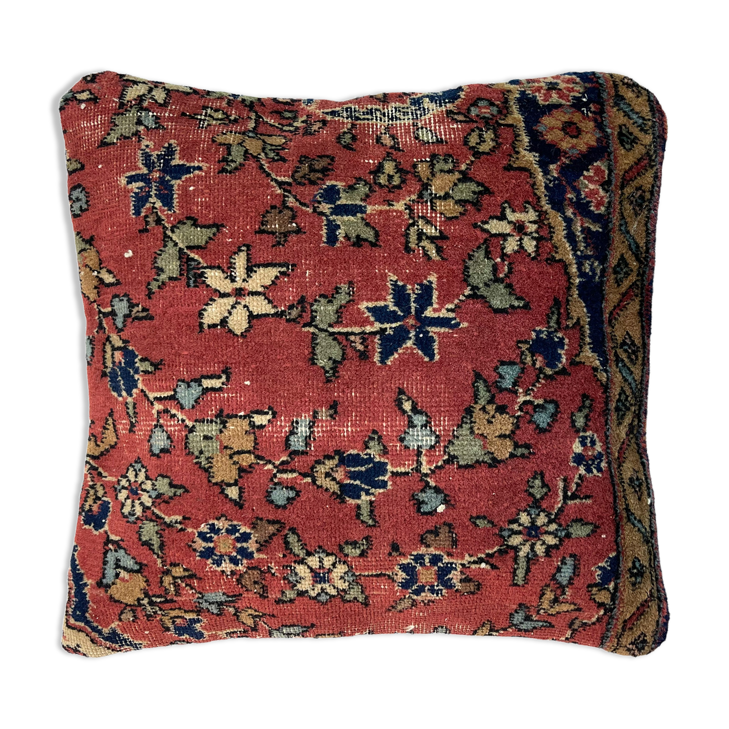 Vintage turkish rug cushion cover 45 x 45 cm