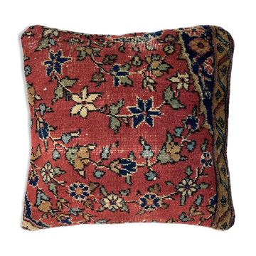 Housse de coussin de tapis turc vintage 45 x 45 cm