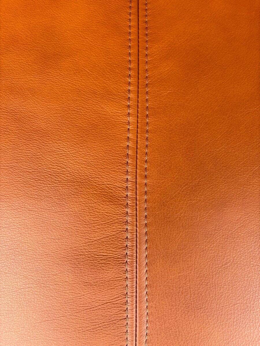 Sesann Leather Sofa by Gianfranco Frattini for Cassina, 1972
