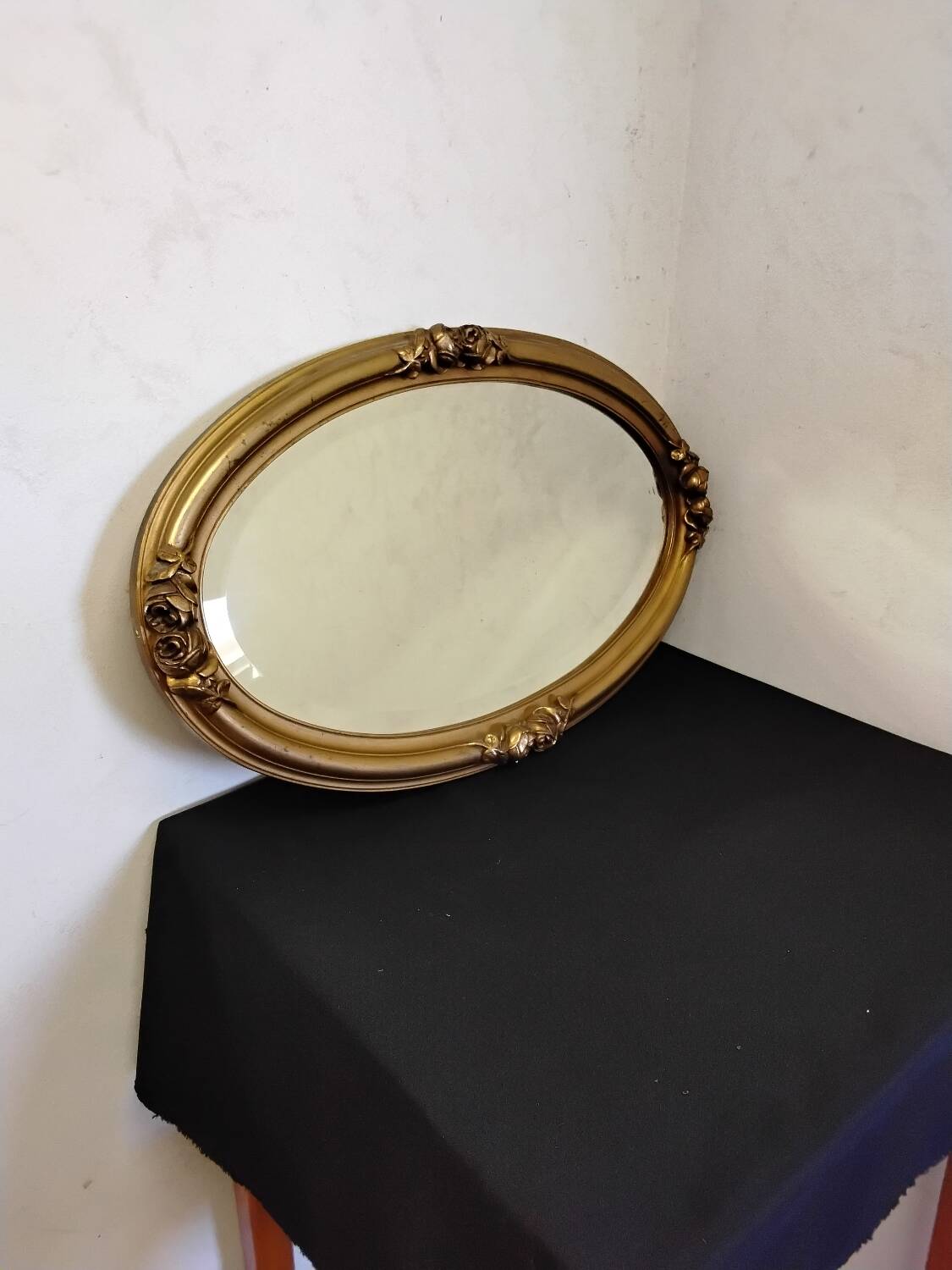 Antique oval mirrors