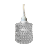 Vintage glass pendant lamp