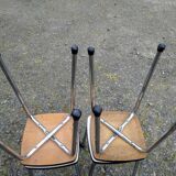 Set of four stools with Formica top
