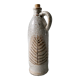 Stoneware bottle herbarium decoration, Jalapa model of the 60s