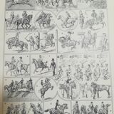 Lithograph on riding from 1928