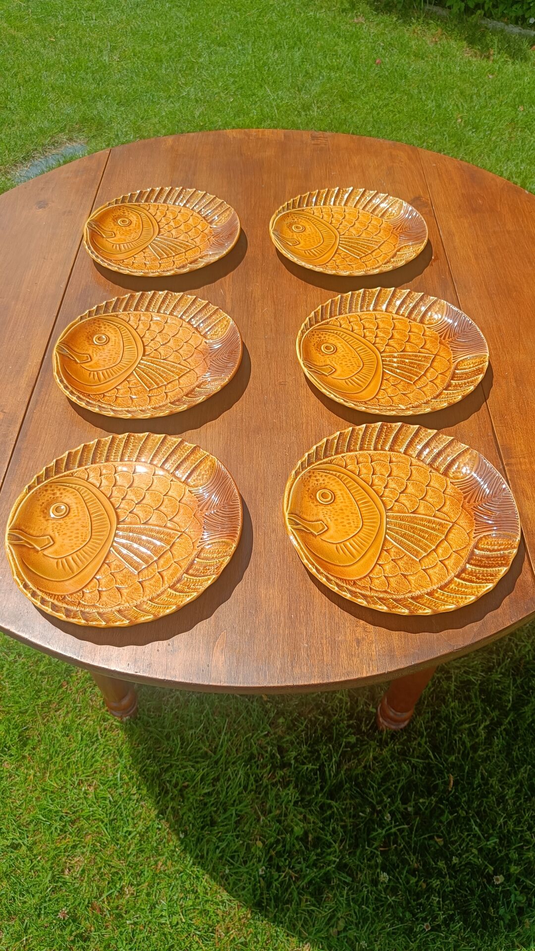 Sarreguemines fish plates