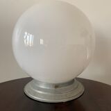 Ceiling lamp, art deco opaline globe