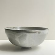 Bowl / ceramic pocket tray, glazed and signed, Brittany 1970