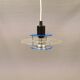 Petite suspension danoise Space-Age en verre plexi translucide, estimée années 1980.