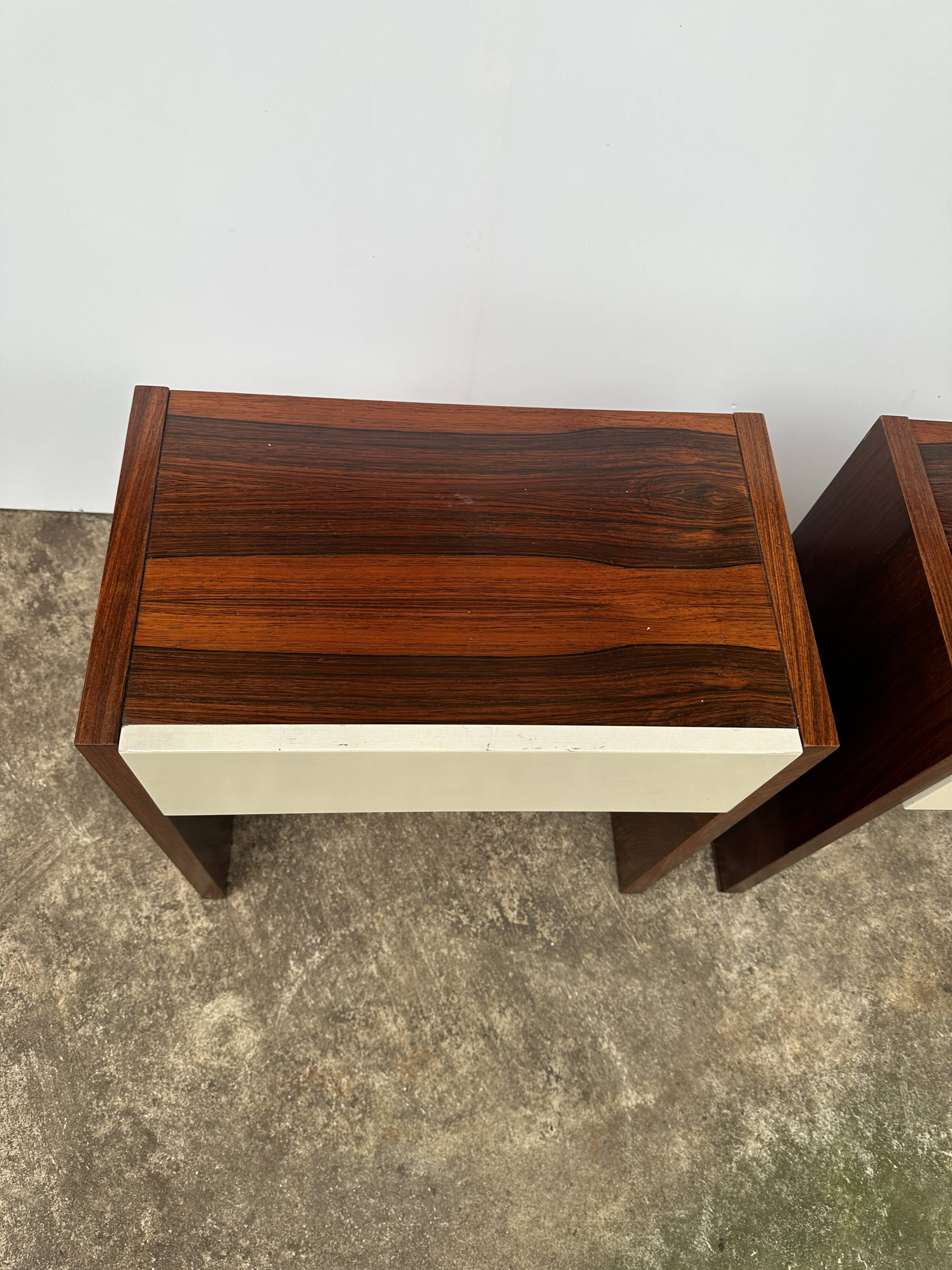 Palissander besides tables Netherlands 1960